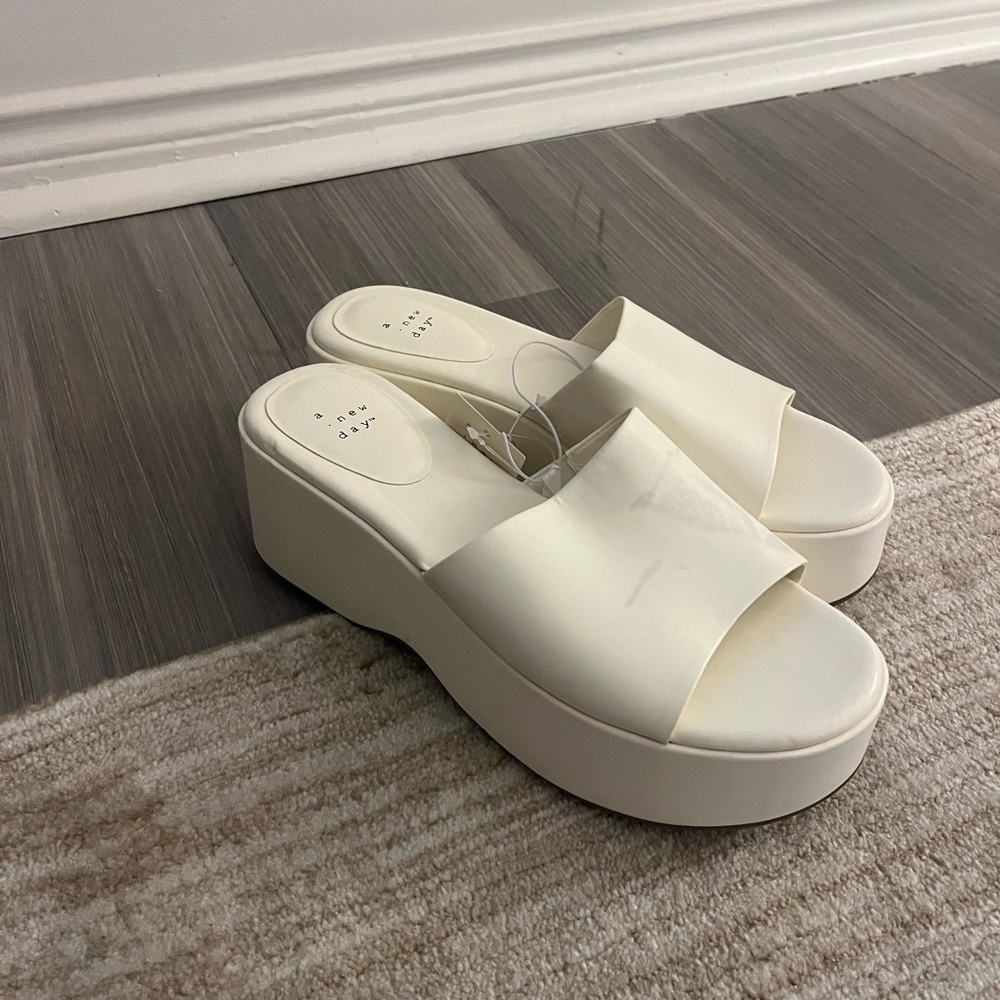 A New Day White Platform Shoes